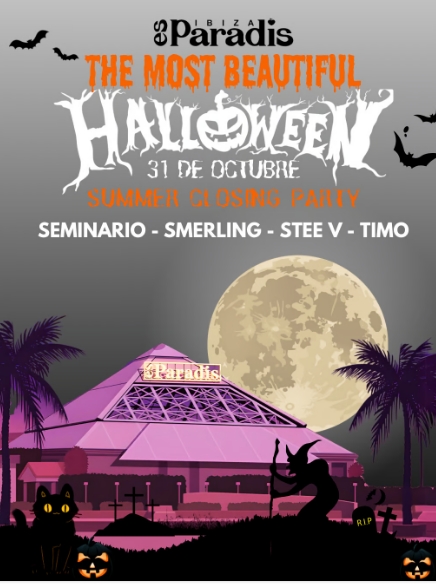 Halloween in Es Paradis Ibiza